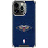 NBA New Orleans Pelicans Distressed iPhone 15 Pro Clear Case